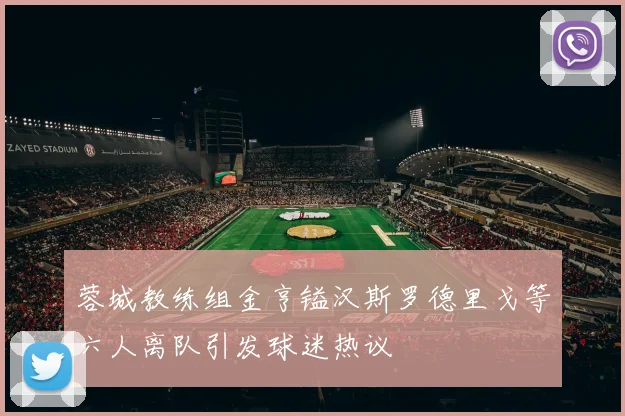 蓉城教练组金亨镒汉斯罗德里戈等六人离队引发球迷热议